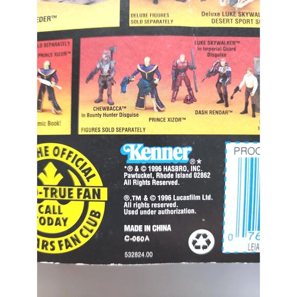 Star Wars Leia In Boushh Disguise 1996 Kenner Shadows of the Empire SW6 - Picture 3 of 3